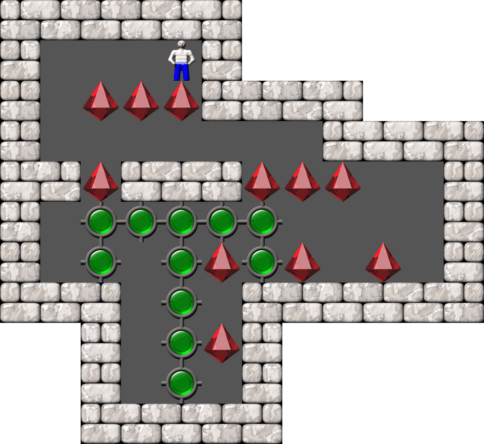 Sokoban Chuchubi 12 level 8